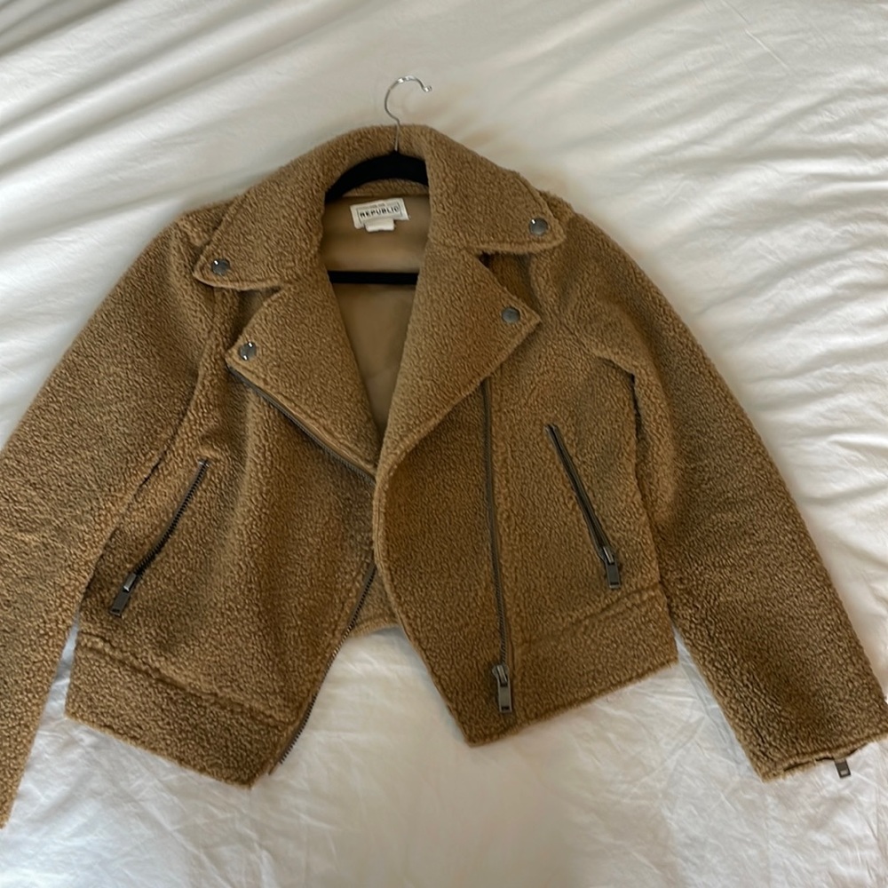 For The Republic Sherpa Moto Jacket Bomber